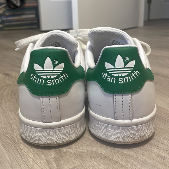 Adidas Stan Smith Shoes, green and white, Men’s size 9 - Picture 3 of 4
